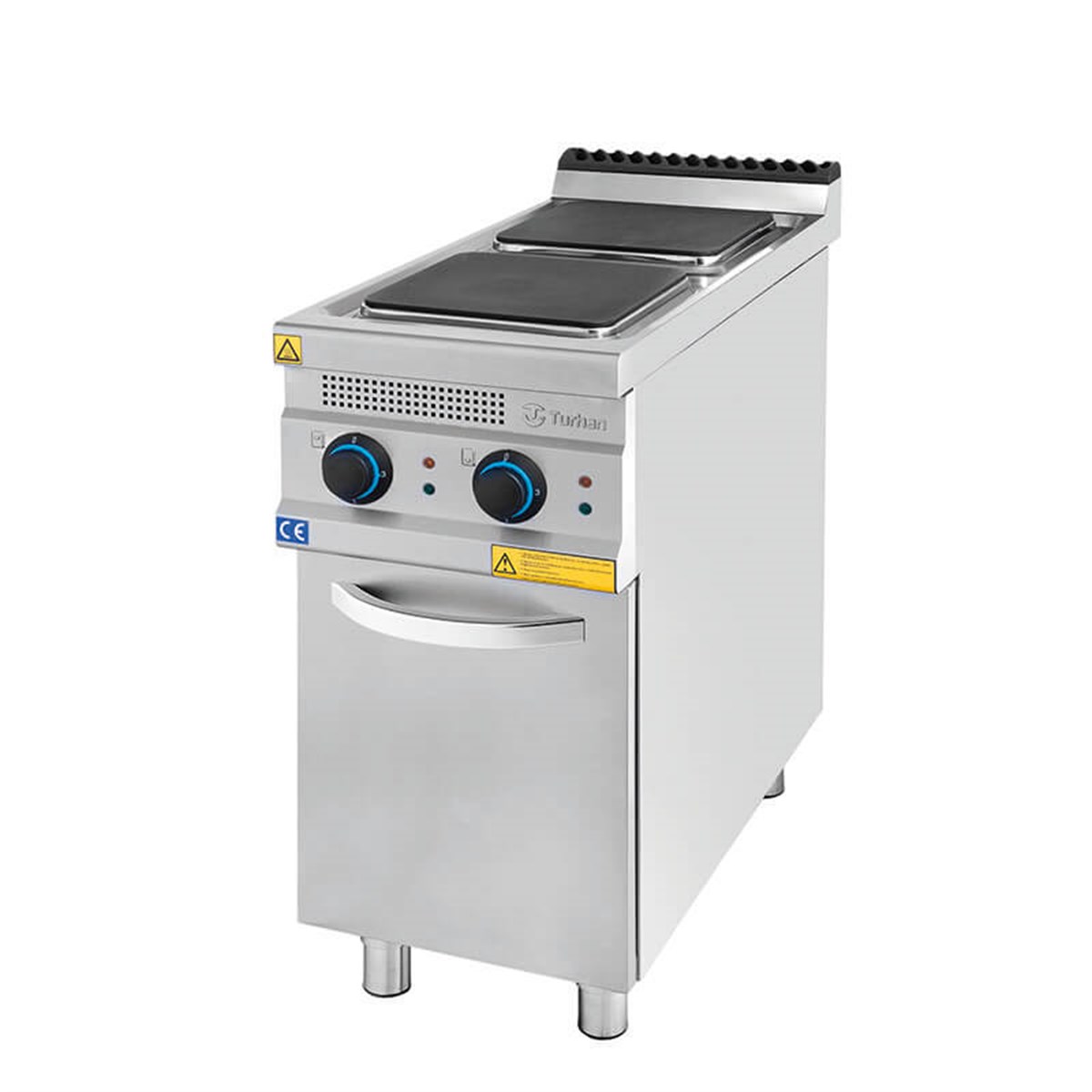 Turhan Çelik 2 li Elektrikli Ocak Alt Dolaplı 40x93x85 cm TC.9OCE400