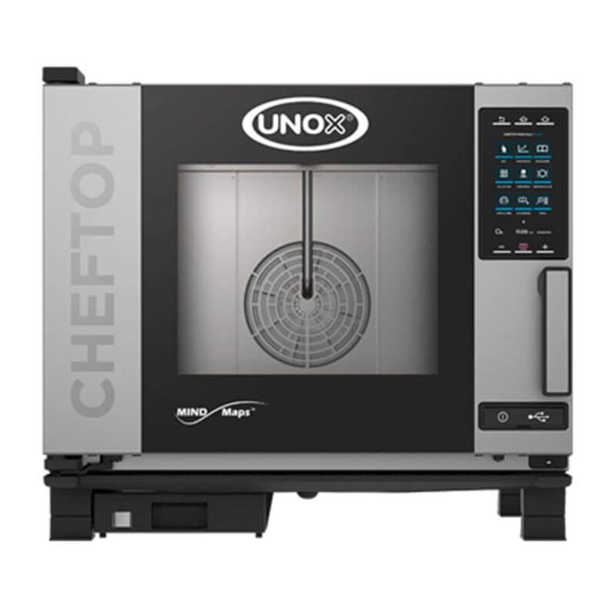 Unox Plus Elektrikli Cheftop Combi Fırın 5 GN 1/1 Kapasiteli XEVC 0511 EPRM