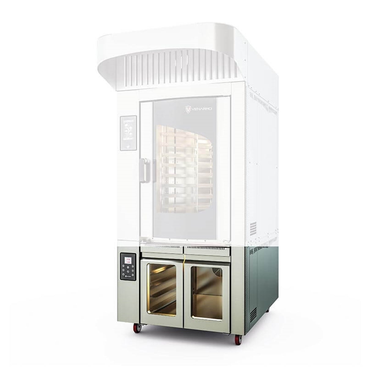 Venarro 10 Tepsili Döner Patisserie Mayalandırma Kabini Elektrikli DEF-DM