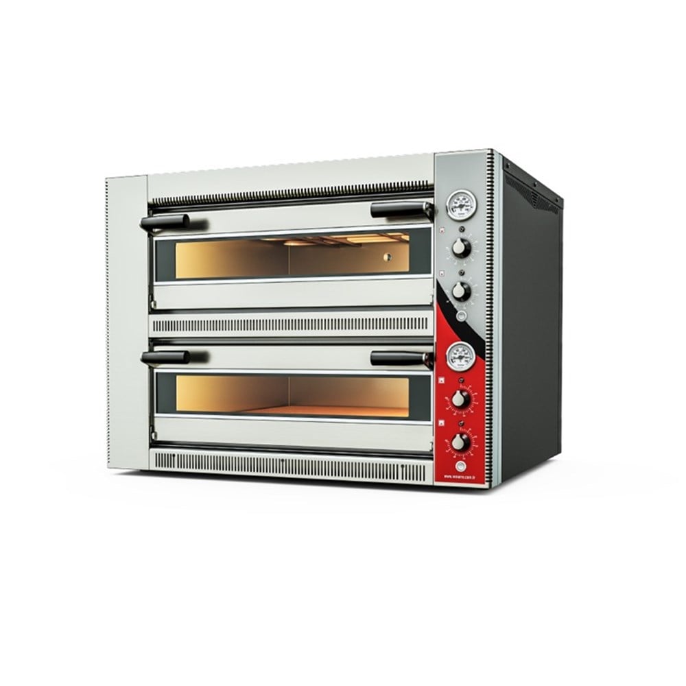 Venarro Çift Katlı Pizza Fırını Elektrikli 30 cm x 6+6 Pizza Kapasiteli DYP-6+6