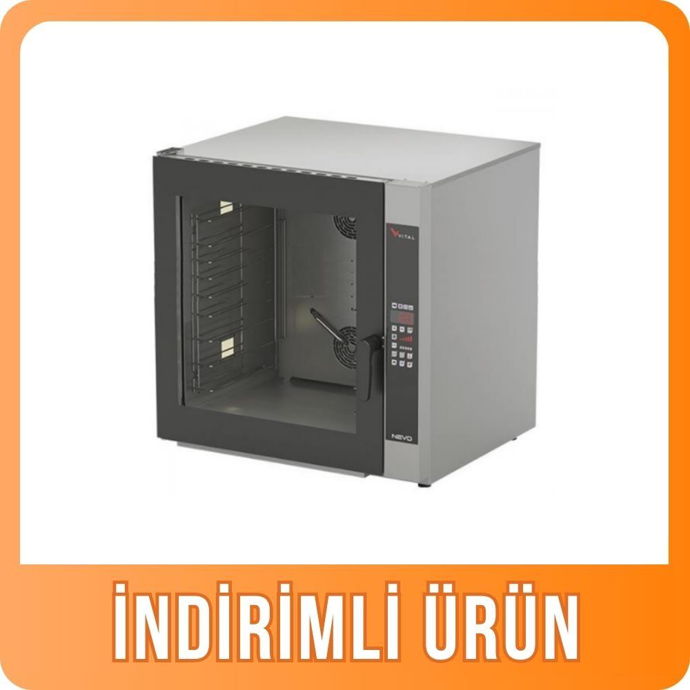Vital 10 Tepsili Konveksiyonlu Patisserie Fırın Dijital Elektrikli 40x60 NEVO-10E