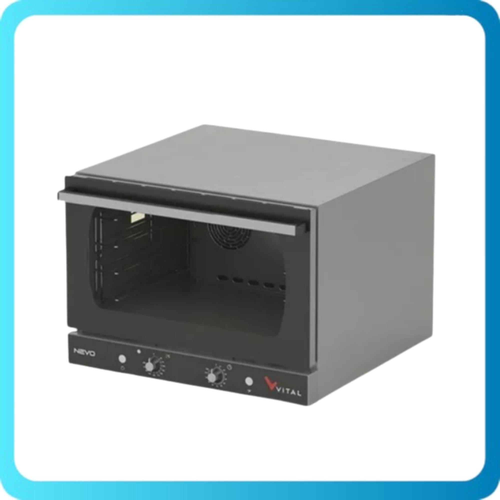 Vital 4 Tepsili Konveksiyonlu Patisserie Fırın Manuel Elektrikli 40x60 NEVO-04EM
