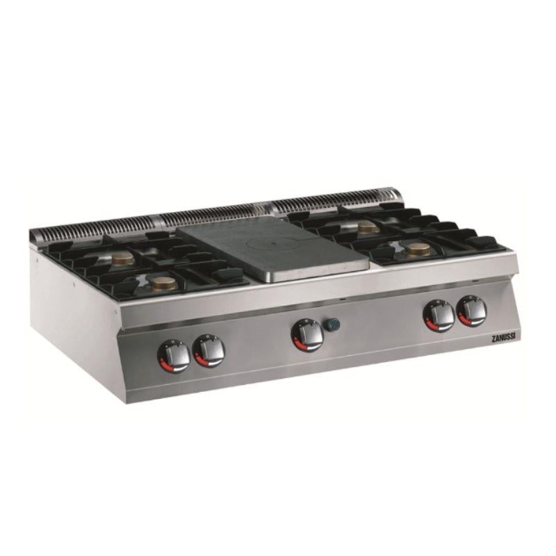 Zanussi 4 Açık Ateşli + 1/2 Kapalı Set Üstü Ocak 120x70x25 cm Gazlı 372012