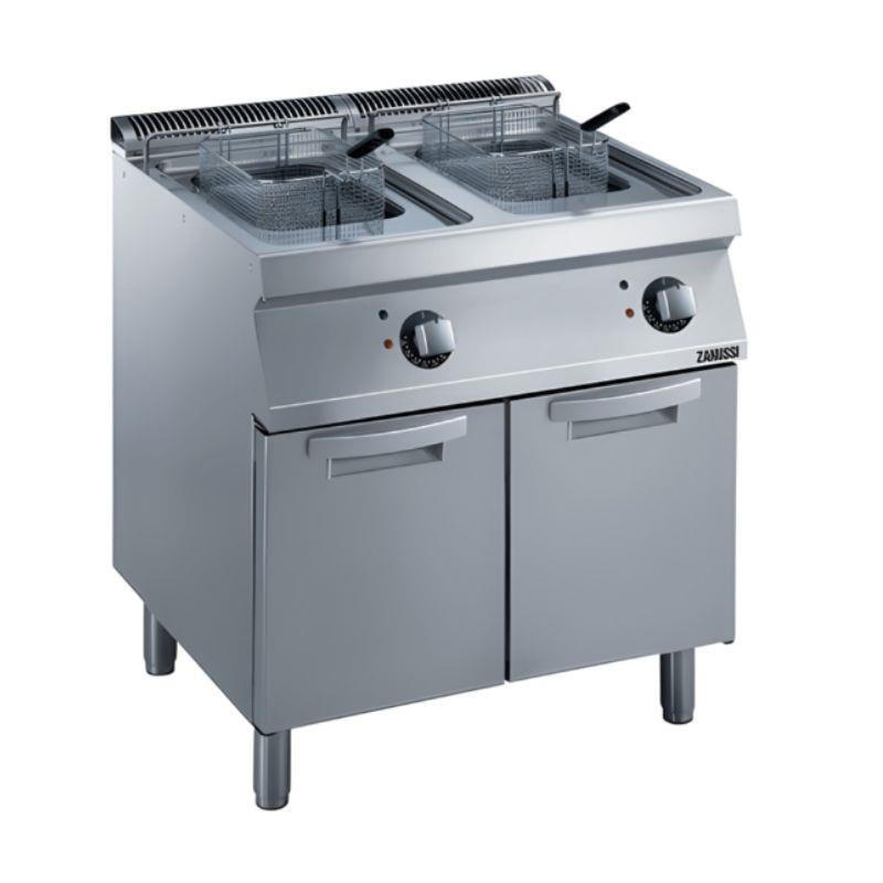 Zanussi Dolaplı 14+14 Litre Endüstriyel Fritöz Elektrikli 80x70x85 cm 372085