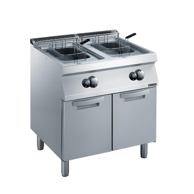 Zanussi Dolaplı 15+15 Litre Endüstriyel Fritöz Gazlı 80x70x25 cm 372071