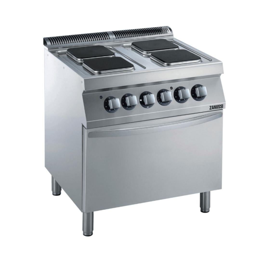 Zanussi Kare Plate Kuzine Ocak Elektrikli Dörtlü 80x70x85 cm 372018